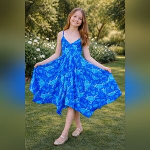 Rainbow Jo Blue Dress Size 14 See Measurements